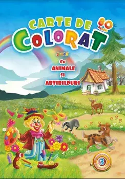 Carte de colorat cu povesti si abtibilduri. Volumul 3/***