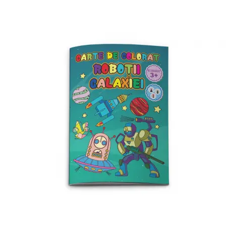 Carte de colorat Robotii galaxiei, Daco