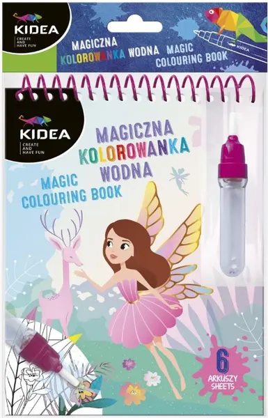 Carte de desen cu apă magică Kidea - Zânele