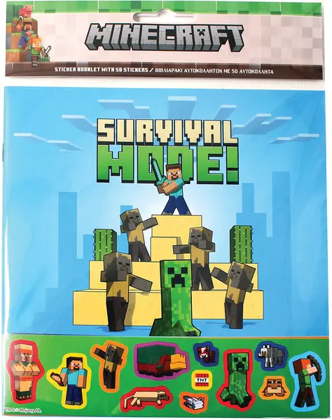 Carte de stickere GIM Minecraft - 60 de stickere