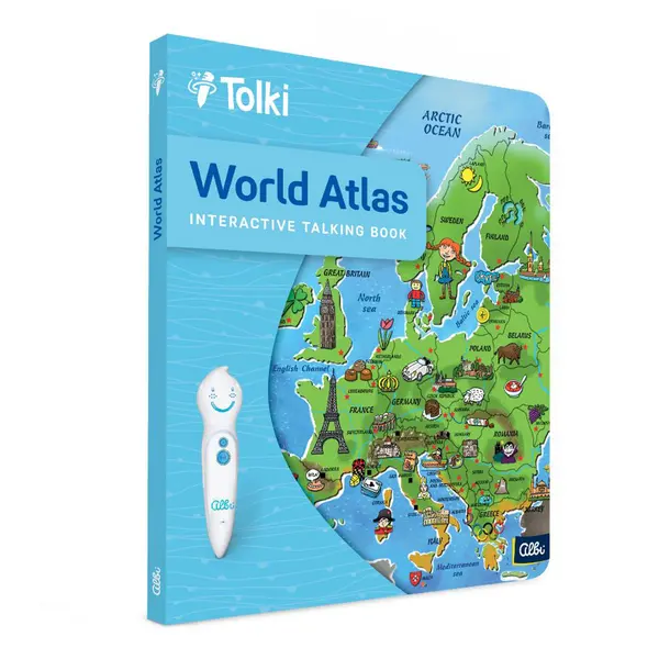 Carte interactiva, Raspundel Istetel, World Atlas (Limba Engleza)