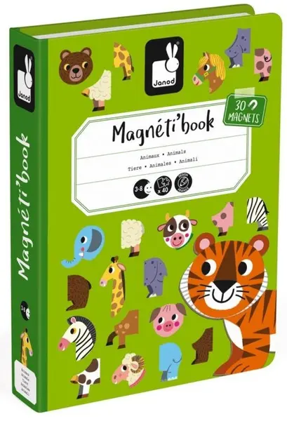 Carte magnetica pentru copii Janod - Animale