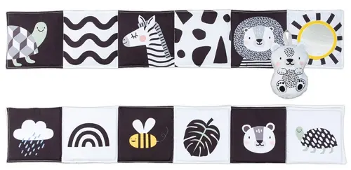 Cartea alb-negru Taf Toys - Savannah