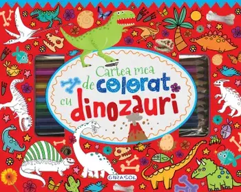 Cartea mea de colorat cu dinozauri/***