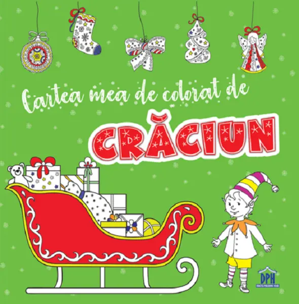 Cartea mea de colorat de Crăciun
