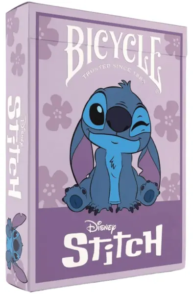 Cărți de joc Bicycle - Disney Stitch Purple
