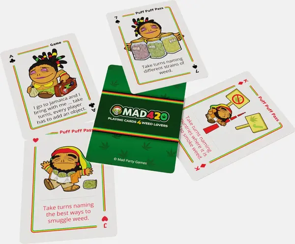 Carti de joc - Mad420 Playing Cards - Weed Game | Lex Games