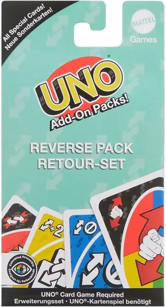 Cărți de joc suplimentare UNO Add-On-Packs: Reverse Pack