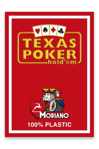Carti de joc TEXAS POKER - 100% Plastic - Modiano