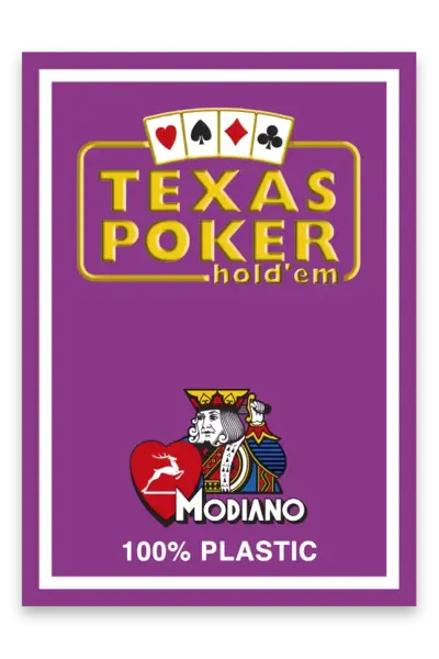 Carti de joc TEXAS POKER - 100% Plastic - Modiano
