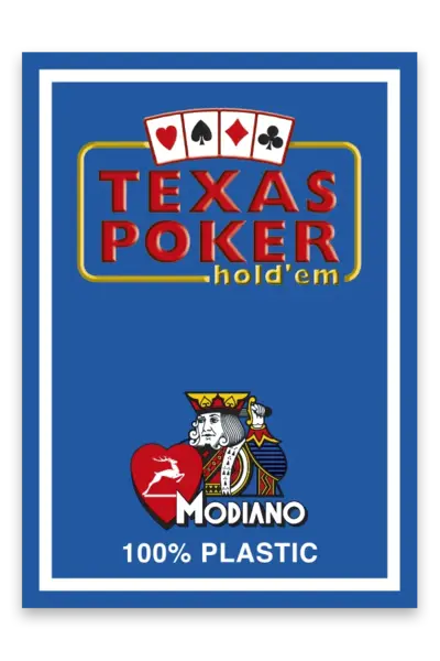 Carti de joc TEXAS POKER - 100% Plastic - Modiano