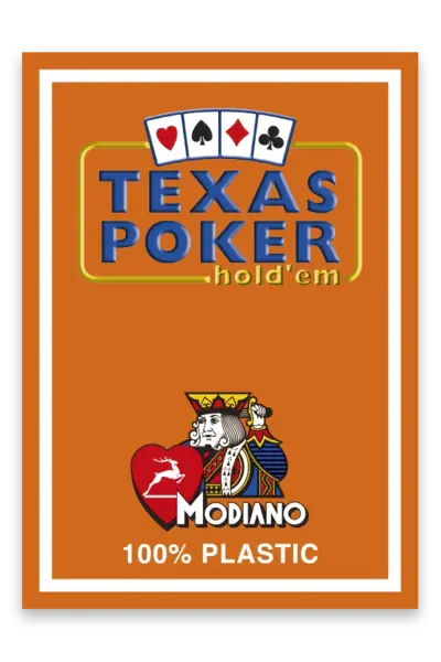 Carti de joc TEXAS POKER - 100% Plastic - Modiano