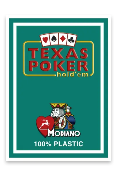 Carti de joc TEXAS POKER - 100% Plastic - Modiano