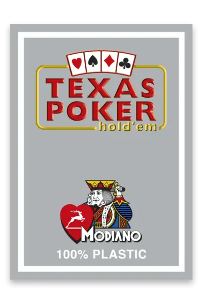 Carti de joc TEXAS POKER - 100% Plastic - Modiano