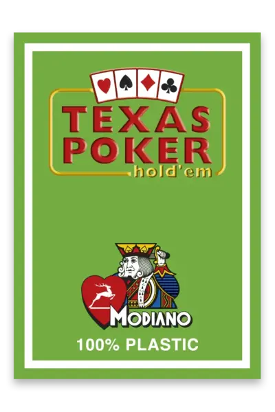 Carti de joc TEXAS POKER - 100% Plastic - Modiano