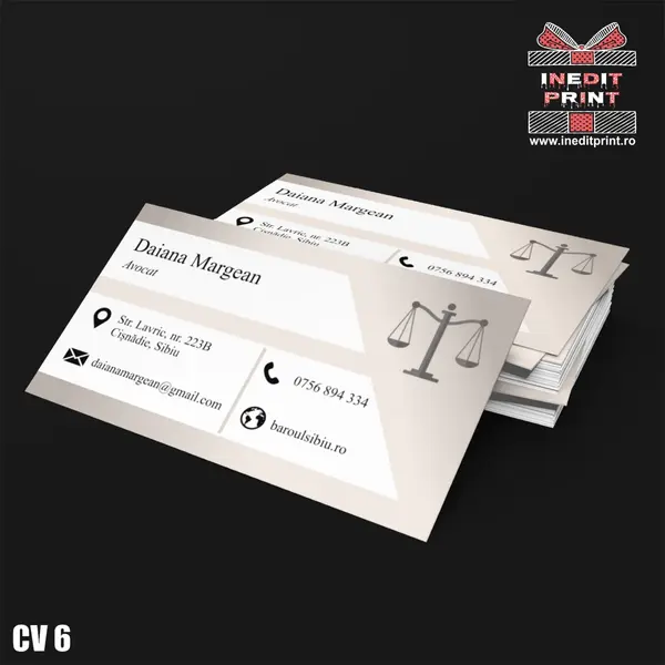 Carti de vizita personalizate CV6