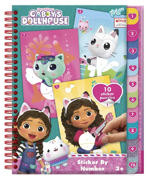 Carticica cu activitati si abtibilduri - Gabby s Dollhouse