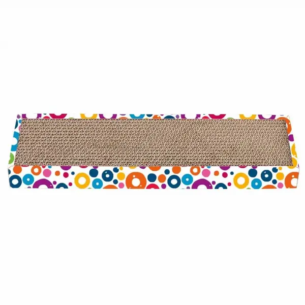 Carton de zgariat pentru pisici, model tabla, 45.72 A 12.7 A 4.45 cm PCUD98, Multicolor
