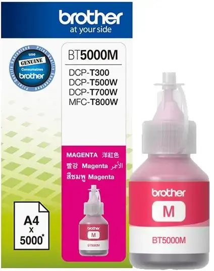 Cartus cerneala Brother BT5000M, acoperire 5000 pagini (Magenta)