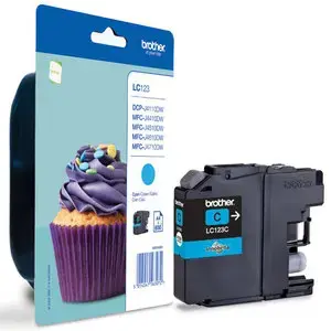 Cartus cerneala Brother LC123C (Cyan)