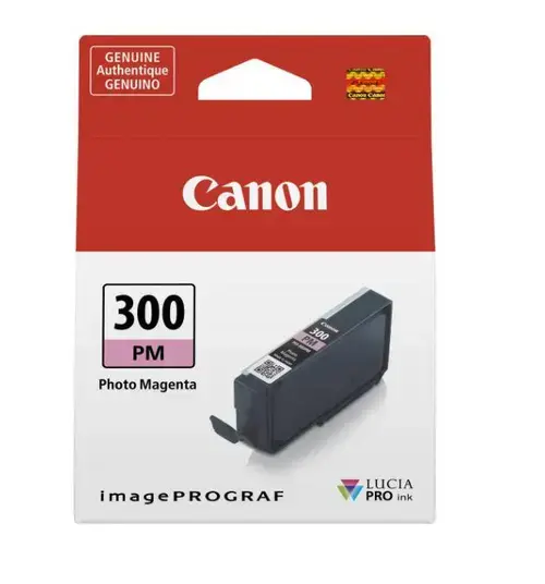 Cartus cerneala Canon PFI300PM, Photo Magenta, capacitate 14.4ml, pentru Canon imagePROGRAF PRO-300