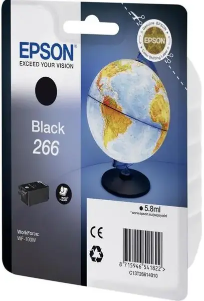 Cartus cerneala Epson 266, acoperire aprox. 250 pagini (Negru)