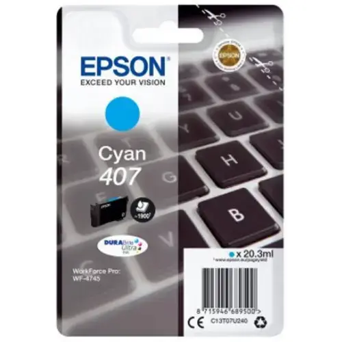 Cartus Cerneala Epson C13T07U240, 1.900 pagini (Cyan)