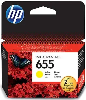 Cartus cerneala HP 655 (Galben)