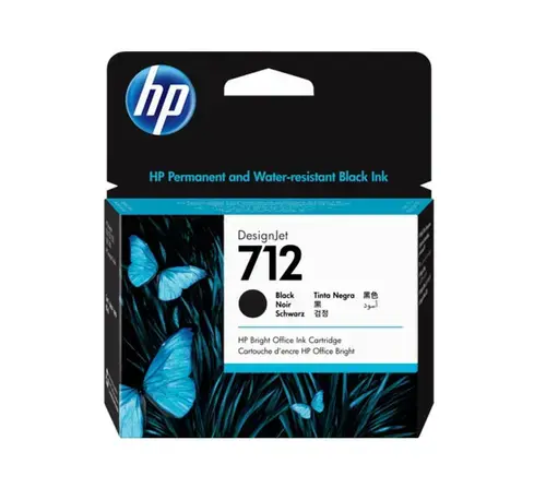 Cartus Cerneala HP 712, 80 ml (Negru)