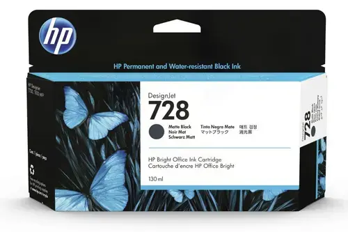Cartus cerneala HP 728, 130 ml (Negru Mat)