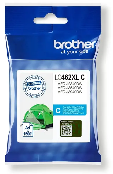 Cartuș cu cerneală Brother - LC462XLC, pentru MFC-J2340DW, Cyan
