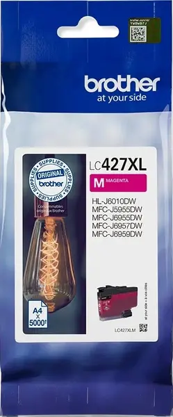 Cartuș de cerneală Brother - LC-427XLM, pentru MFC-J5955DW, Magenta