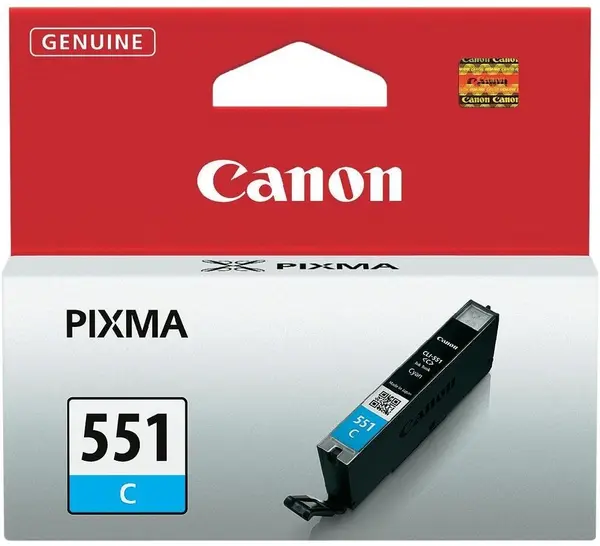 Cartuș de cerneală Canon - CLI-551 C, pentru PIXMA IP 7250, Cyan
