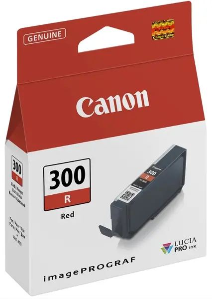 Cartuș de cerneală Canon PFI-300, pentru imagePROGRAF PRO-300, roşu