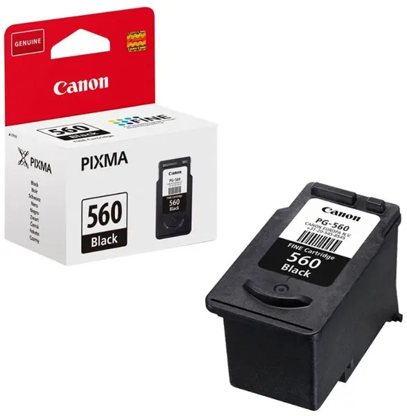 Cartuș de cerneală Canon - PGI-560, pentru PIXMA TS5350/5351/5352/5353, negru