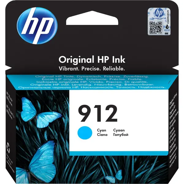 Cartus HP 912 Cyan, Eligibil Instant Ink