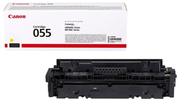 Cartuș toner Canon - CRG-055, pentru i-SENSYS LBP660C/MF740C, galben
