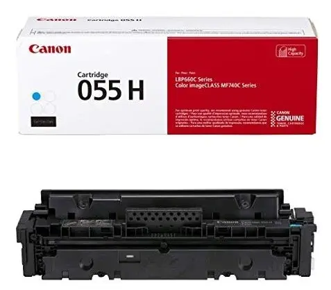Cartuș toner Canon - CRG-055H C, pentru LBP66x/MF74x, Cyan
