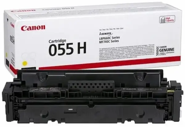 Cartuș toner Canon - CRG-055H, pentru i-SENSYS MF74x/LBP66x, galben
