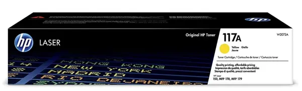 Cartuș toner HP - 117A, pentru HP Color Laser 150/MFP 178/179, Yellow