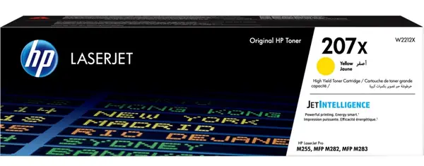 Cartuș toner HP - 207X, pentru M255/MFP M282/283, Yellow