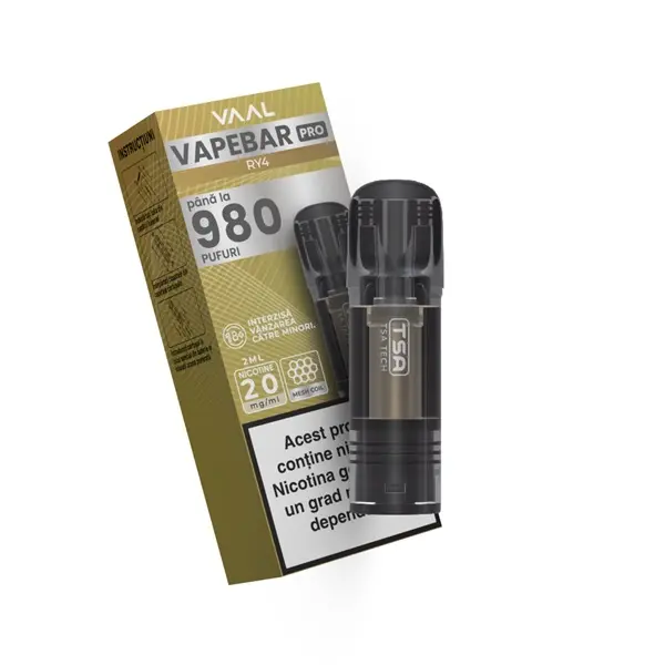 Cartus Vapebar PRO 980 pufuri 20mg - RY4