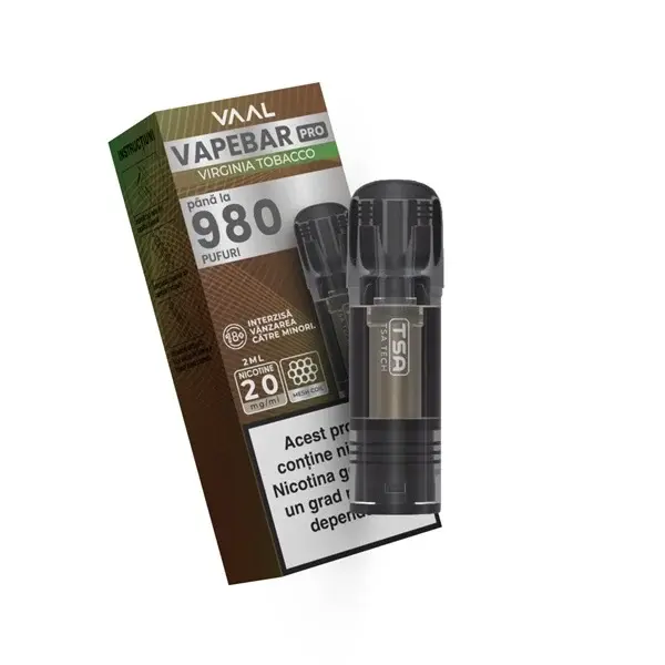 Cartus Vapebar PRO 980 pufuri 20mg - Virginia Tobacco