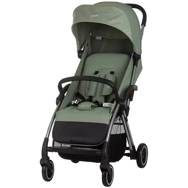 Carucior Chipolino Illusion, sport, pliabil automat, spatar reglabil, verde KID063078, la doar 464,00 lei