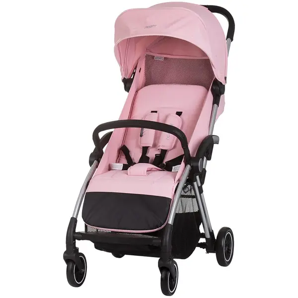 Carucior Chipolino Illusion, sport, pliabil automat, spatar reglabil, roz KID063092, la doar 464,00 lei