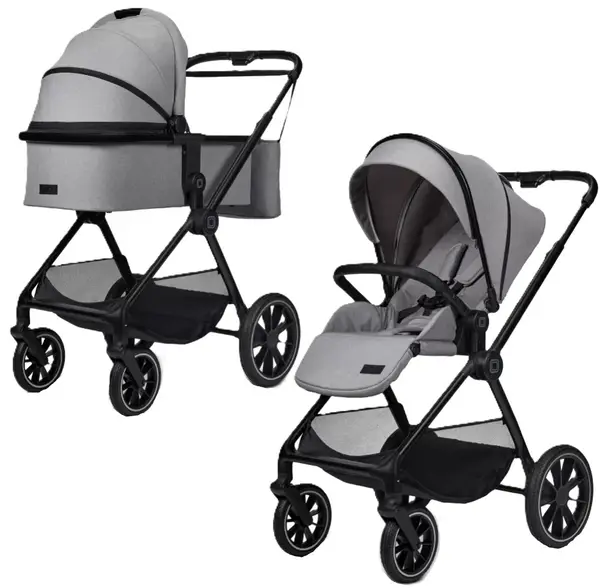 Cărucior combinat 2 în 1 Moon - Clicc, Stone Melange
