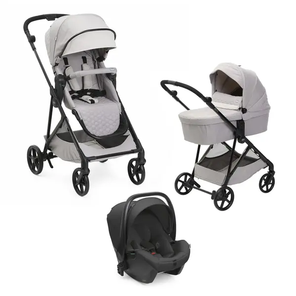 Carucior copii 3 in 1 Chicco Seety RESIGILAT, cu scaun auto Kory Plus I-Size, FlorenceBeige (Bej), 0luni+