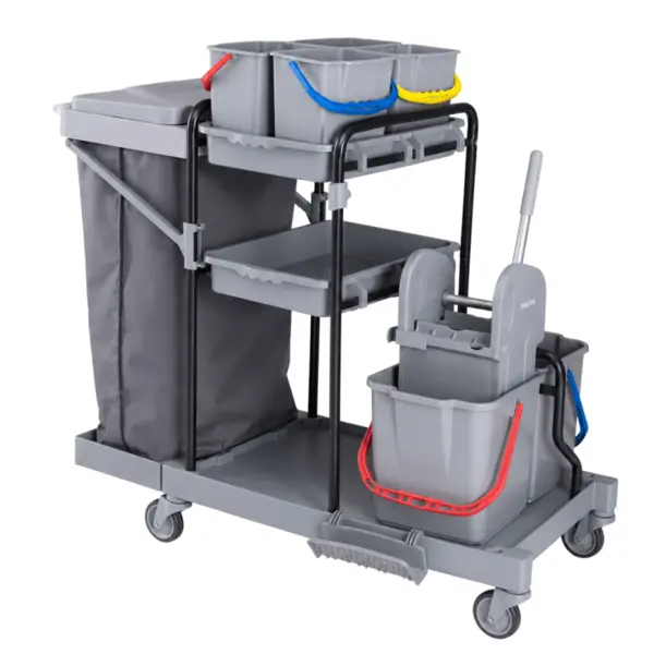 Carucior curatenie profesional - Maxi Grey sac colector 120 L Carucior curatenie profesional - Maxi Grey sac colector 120 L
