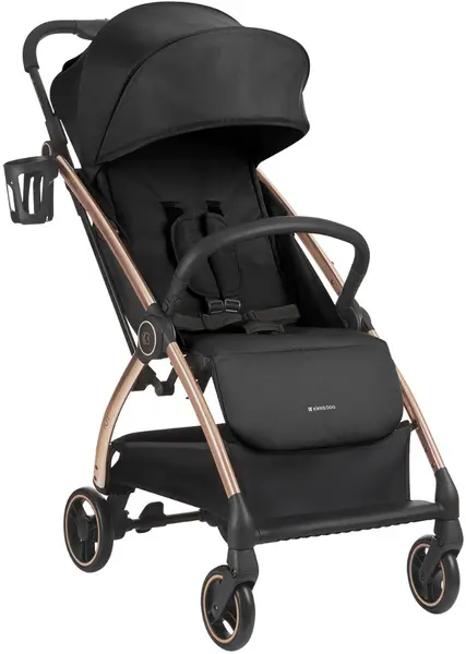Cărucior de vara pentru bebeluşi Autofold KikkaBoo - Joy, Black