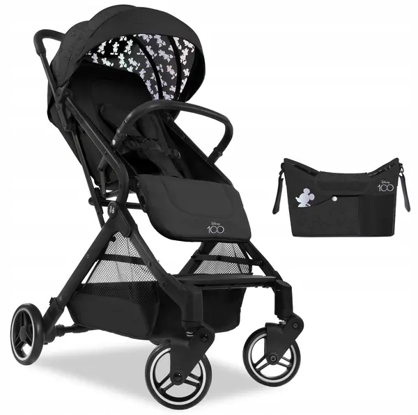 Cărucior de vară pentru bebeluși Hauck - Travel N Care, Disney, 100 Black